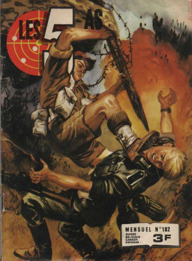 Scan de la Couverture Cinq As n 182